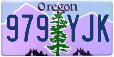 OR license plate 979YJK