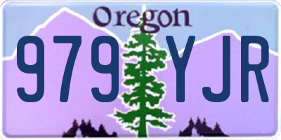 OR license plate 979YJR