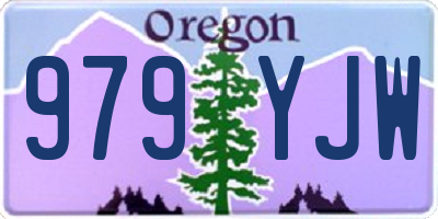 OR license plate 979YJW