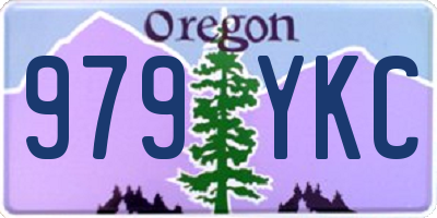 OR license plate 979YKC