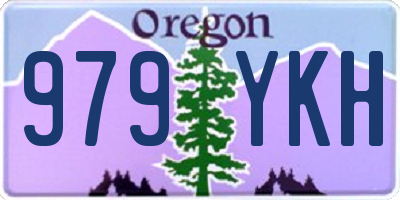 OR license plate 979YKH