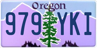 OR license plate 979YKI