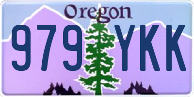 OR license plate 979YKK