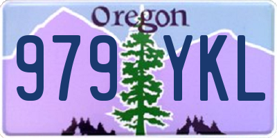 OR license plate 979YKL