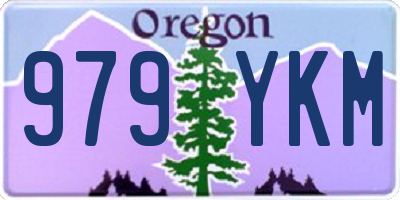 OR license plate 979YKM
