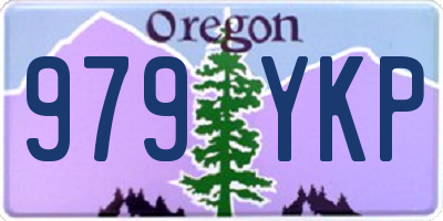 OR license plate 979YKP