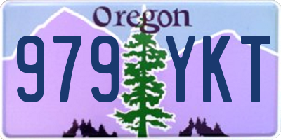 OR license plate 979YKT