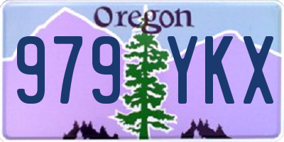 OR license plate 979YKX