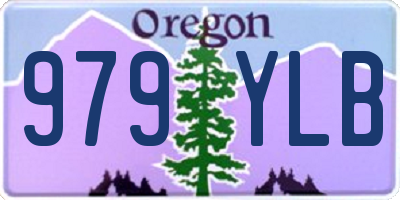 OR license plate 979YLB