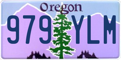 OR license plate 979YLM