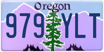 OR license plate 979YLT