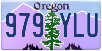 OR license plate 979YLU