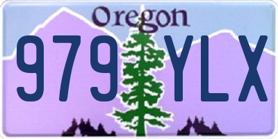 OR license plate 979YLX