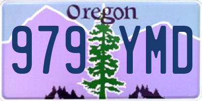 OR license plate 979YMD