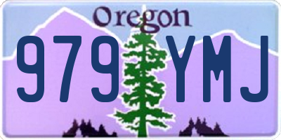 OR license plate 979YMJ
