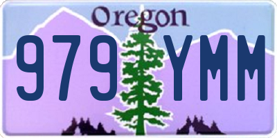 OR license plate 979YMM