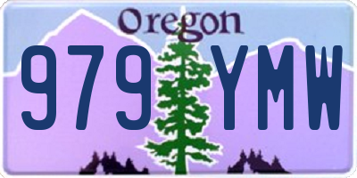 OR license plate 979YMW