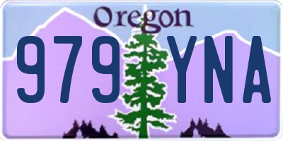 OR license plate 979YNA