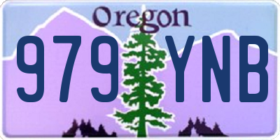 OR license plate 979YNB