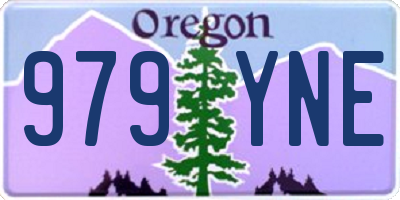 OR license plate 979YNE