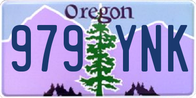 OR license plate 979YNK