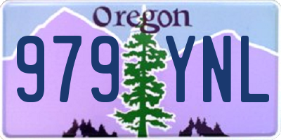 OR license plate 979YNL