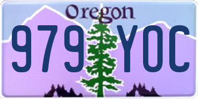 OR license plate 979YOC