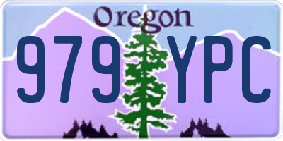 OR license plate 979YPC