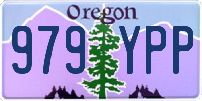 OR license plate 979YPP