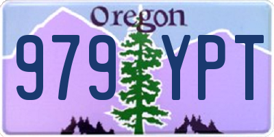 OR license plate 979YPT