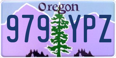 OR license plate 979YPZ