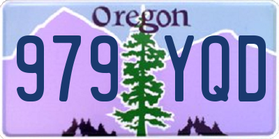 OR license plate 979YQD
