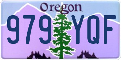 OR license plate 979YQF