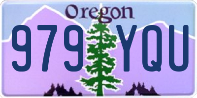 OR license plate 979YQU