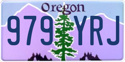 OR license plate 979YRJ