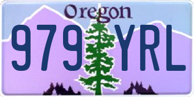 OR license plate 979YRL