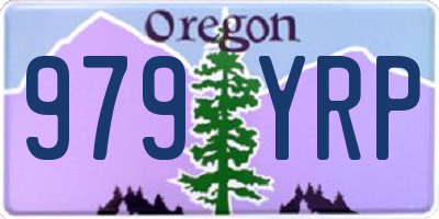 OR license plate 979YRP