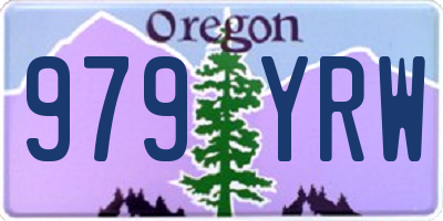 OR license plate 979YRW