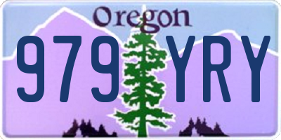 OR license plate 979YRY