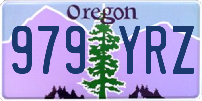 OR license plate 979YRZ