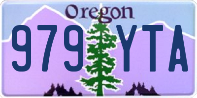 OR license plate 979YTA