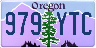 OR license plate 979YTC
