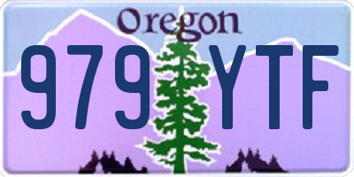 OR license plate 979YTF