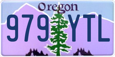 OR license plate 979YTL