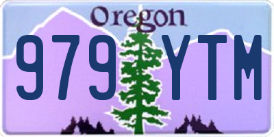 OR license plate 979YTM