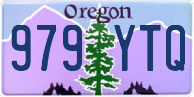 OR license plate 979YTQ