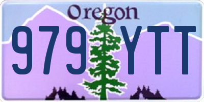 OR license plate 979YTT