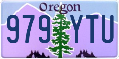 OR license plate 979YTU
