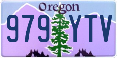 OR license plate 979YTV