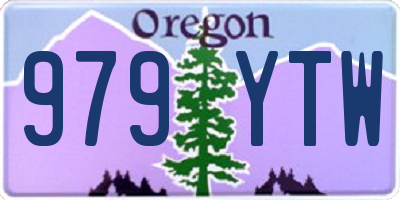 OR license plate 979YTW